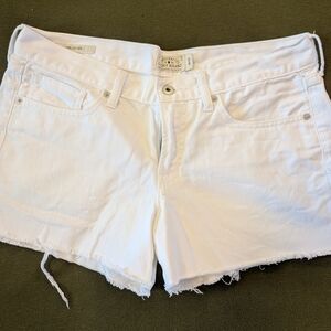 Lucky Brand Crisp White Denim Shorts